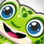 MiMa Popp Figur Frosch Fridolin groß