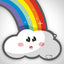 MiMa Popp Figur Regenbogen Rudi und Rocco groß