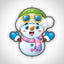 MiMa Popp Figur Schneemann Sonni